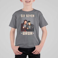 Funny 6 7 Meme T Shirt For Kid Retro Home Christmas Movie Alone - Wonder Print Shop