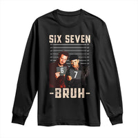 Funny 6 7 Meme Long Sleeve Shirt Retro Home Christmas Movie Alone - Wonder Print Shop