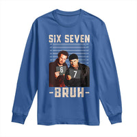 Funny 6 7 Meme Long Sleeve Shirt Retro Home Christmas Movie Alone - Wonder Print Shop