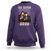 Funny 6 7 Meme Sweatshirt Retro Home Christmas Movie Alone - Wonder Print Shop