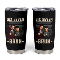 Funny 6 7 Meme Tumbler Cup Retro Home Christmas Movie Alone - Wonder Print Shop