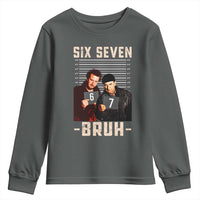Funny 6 7 Meme Youth Sweatshirt Retro Home Christmas Movie Alone - Wonder Print Shop