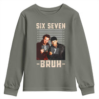 Funny 6 7 Meme Youth Sweatshirt Retro Home Christmas Movie Alone - Wonder Print Shop