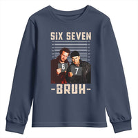 Funny 6 7 Meme Youth Sweatshirt Retro Home Christmas Movie Alone - Wonder Print Shop