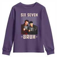 Funny 6 7 Meme Youth Sweatshirt Retro Home Christmas Movie Alone - Wonder Print Shop
