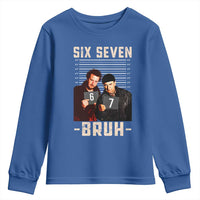Funny 6 7 Meme Youth Sweatshirt Retro Home Christmas Movie Alone - Wonder Print Shop