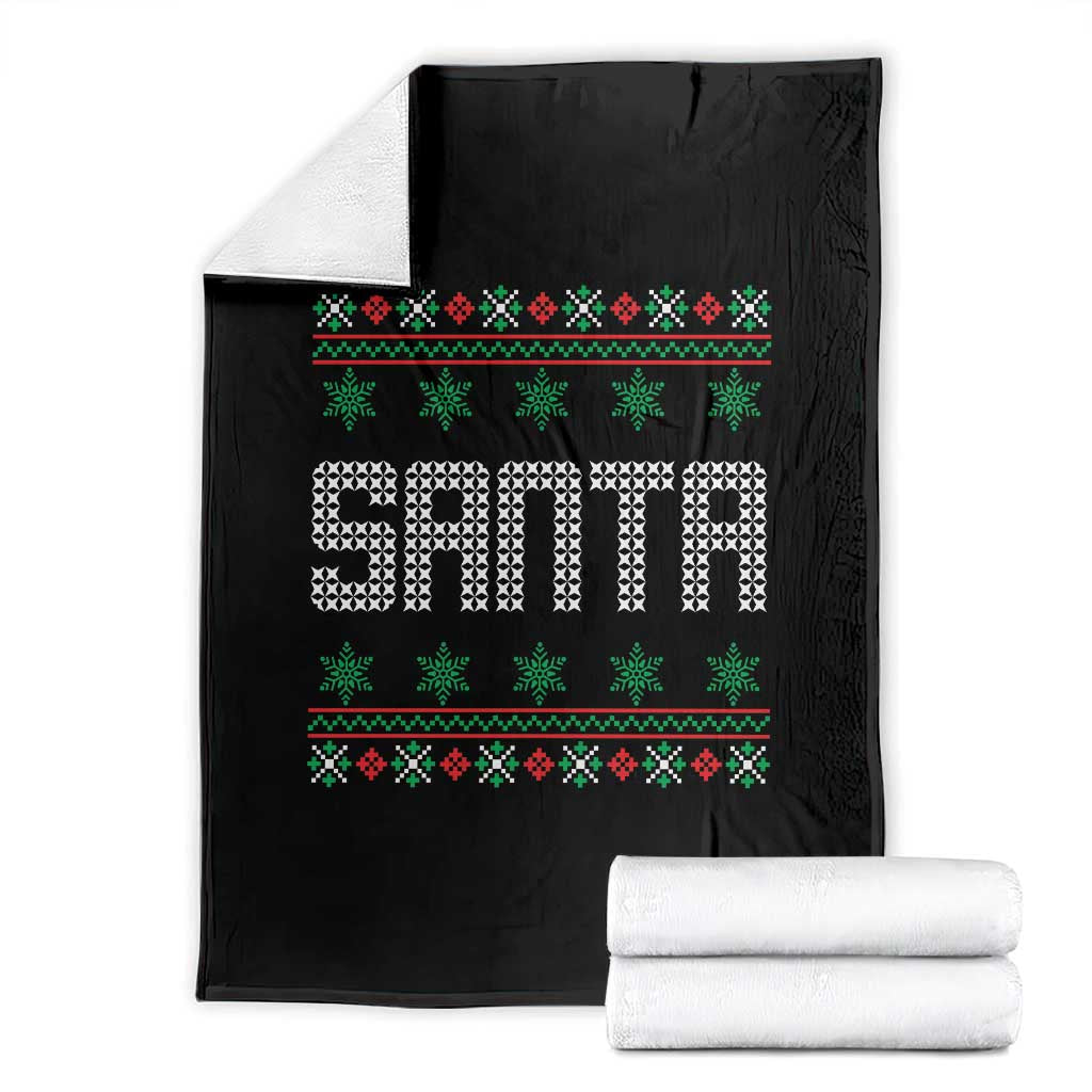I'm So Good Santa Came Twice Santa Throw Blanket Funny Ugly Matching Couple Christmas Outfit Pajama - Wonder Print Shop