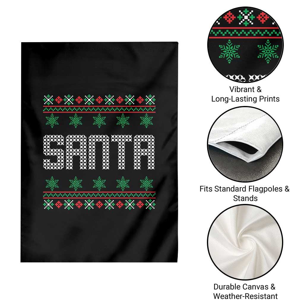 I'm So Good Santa Came Twice Santa Garden Flag Funny Ugly Matching Couple Christmas Outfit Pajama - Wonder Print Shop
