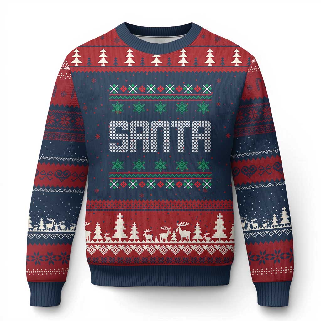 I'm So Good Santa Came Twice Santa Ugly Christmas Sweater Funny Ugly Matching Couple Xmas Outfit Pajama - Wonder Print Shop
