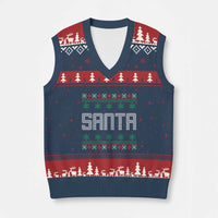 I'm So Good Santa Came Twice Santa V-Neck Knit Sweater Vest Funny Ugly Matching Couple Xmas Outfit Pajama - Wonder Print Shop