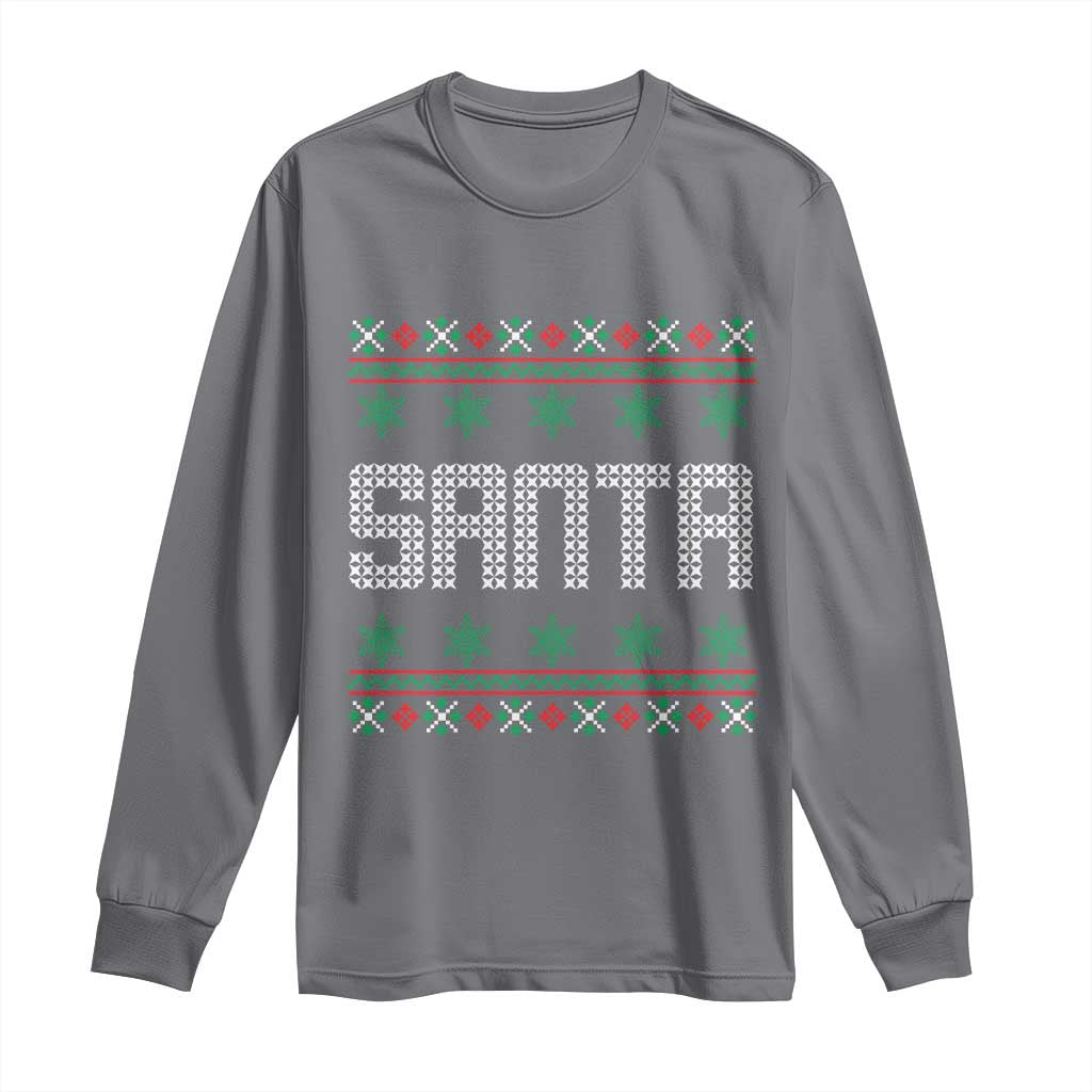I'm So Good Santa Came Twice Santa Long Sleeve Shirt Funny Ugly Matching Couple Christmas Outfit Pajama - Wonder Print Shop