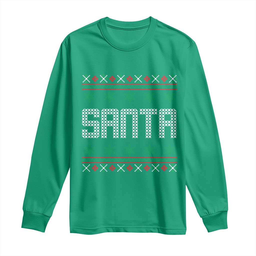 I'm So Good Santa Came Twice Santa Long Sleeve Shirt Funny Ugly Matching Couple Christmas Outfit Pajama - Wonder Print Shop