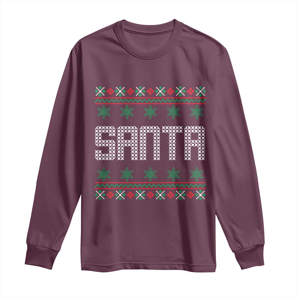 I'm So Good Santa Came Twice Santa Long Sleeve Shirt Funny Ugly Matching Couple Christmas Outfit Pajama - Wonder Print Shop