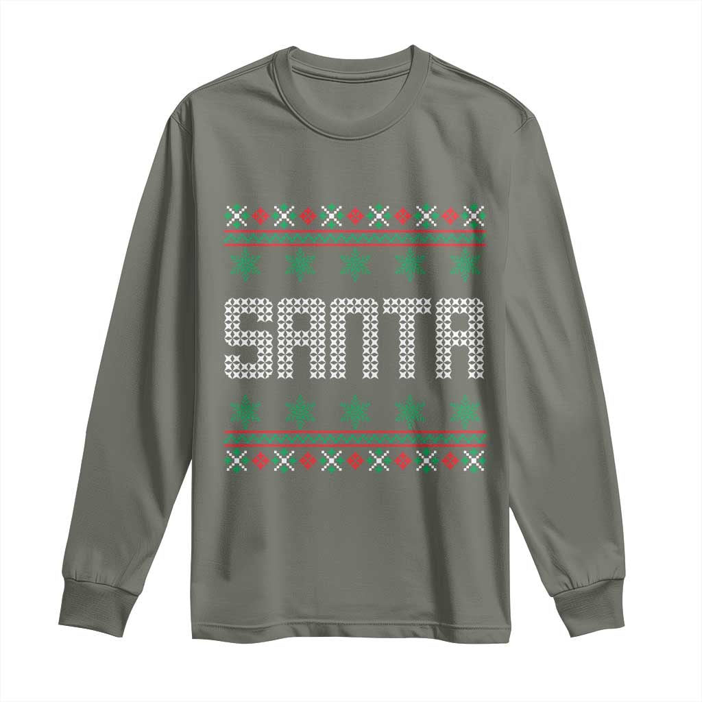 I'm So Good Santa Came Twice Santa Long Sleeve Shirt Funny Ugly Matching Couple Christmas Outfit Pajama - Wonder Print Shop