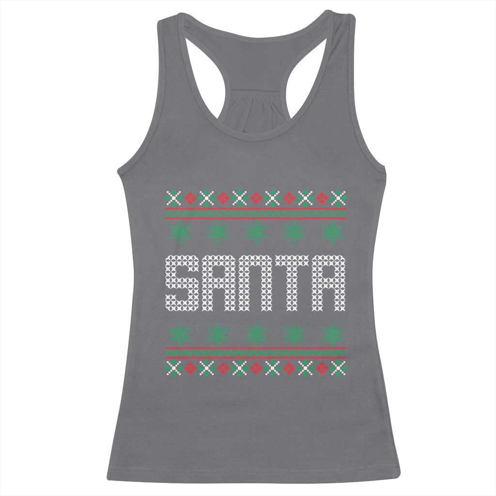 I'm So Good Santa Came Twice Santa Racerback Tank Top Funny Ugly Matching Couple Christmas Outfit Pajama - Wonder Print Shop