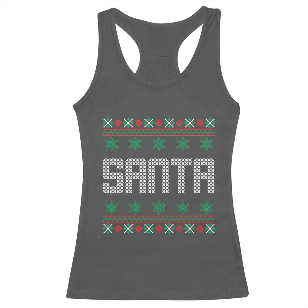 I'm So Good Santa Came Twice Santa Racerback Tank Top Funny Ugly Matching Couple Christmas Outfit Pajama - Wonder Print Shop