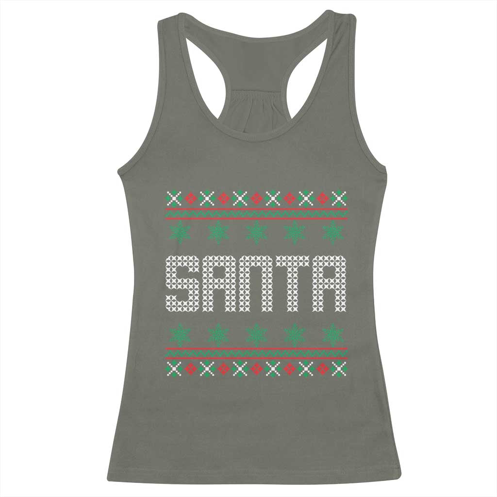 I'm So Good Santa Came Twice Santa Racerback Tank Top Funny Ugly Matching Couple Christmas Outfit Pajama - Wonder Print Shop