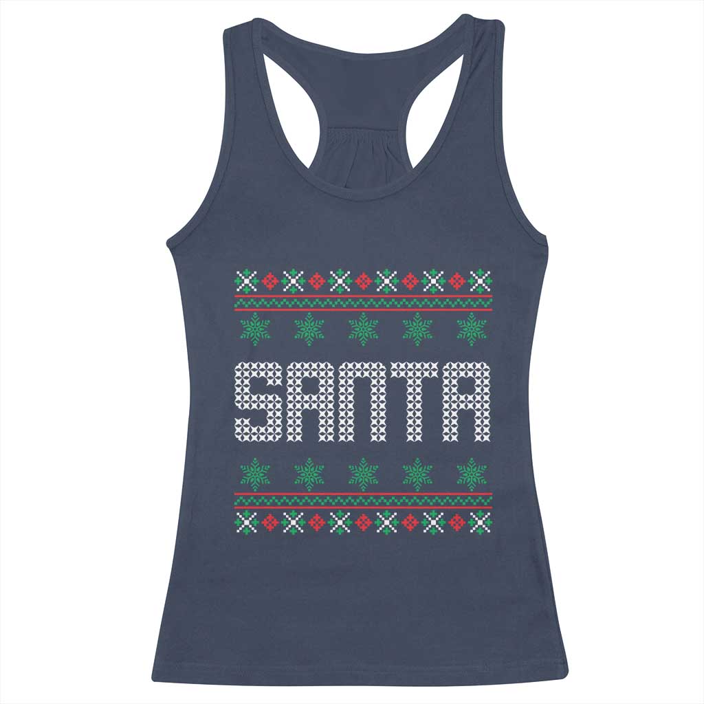 I'm So Good Santa Came Twice Santa Racerback Tank Top Funny Ugly Matching Couple Christmas Outfit Pajama - Wonder Print Shop