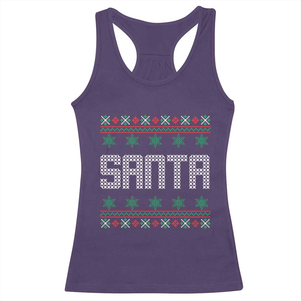 I'm So Good Santa Came Twice Santa Racerback Tank Top Funny Ugly Matching Couple Christmas Outfit Pajama - Wonder Print Shop