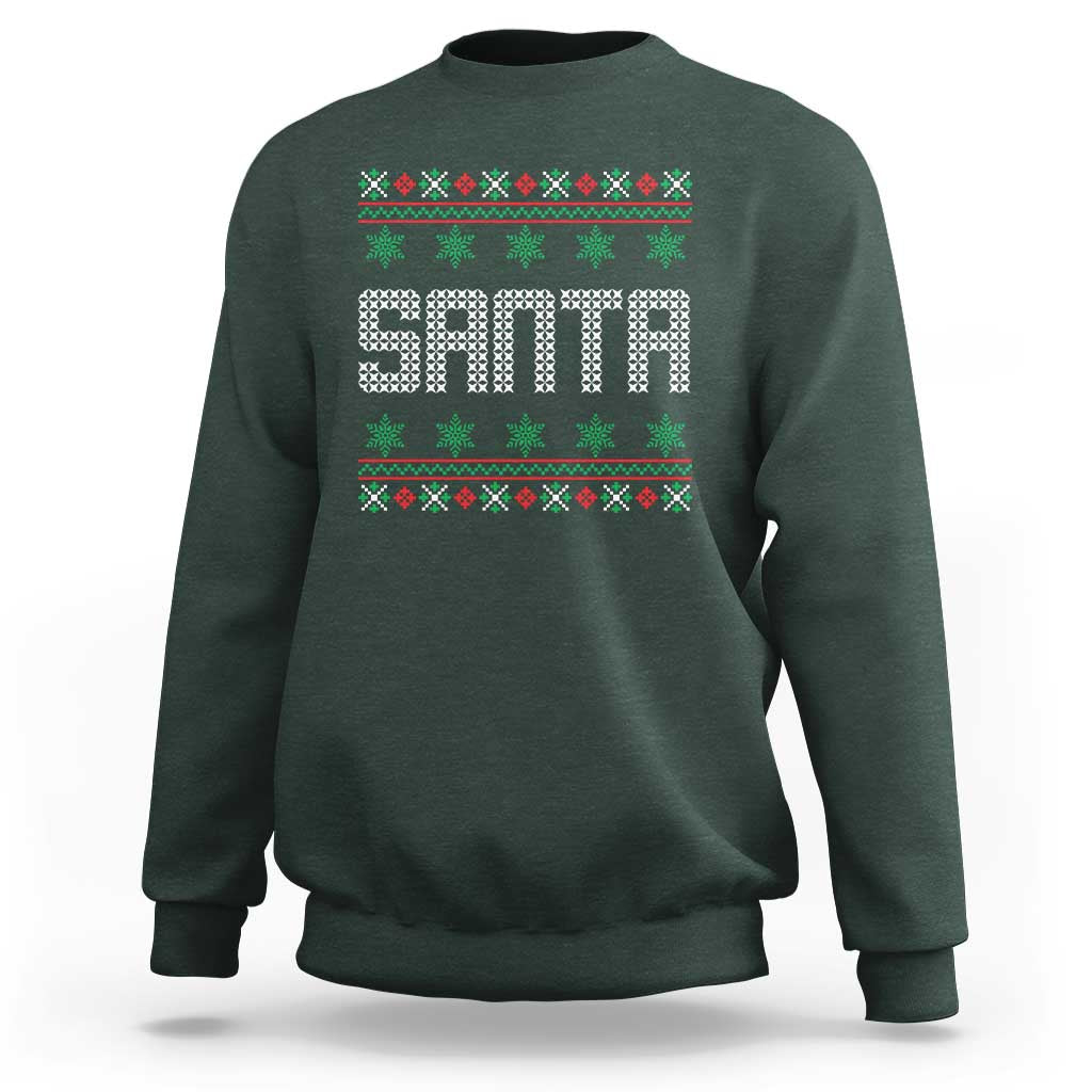 I'm So Good Santa Came Twice Santa Sweatshirt Funny Ugly Matching Couple Christmas Outfit Pajama - Wonder Print Shop