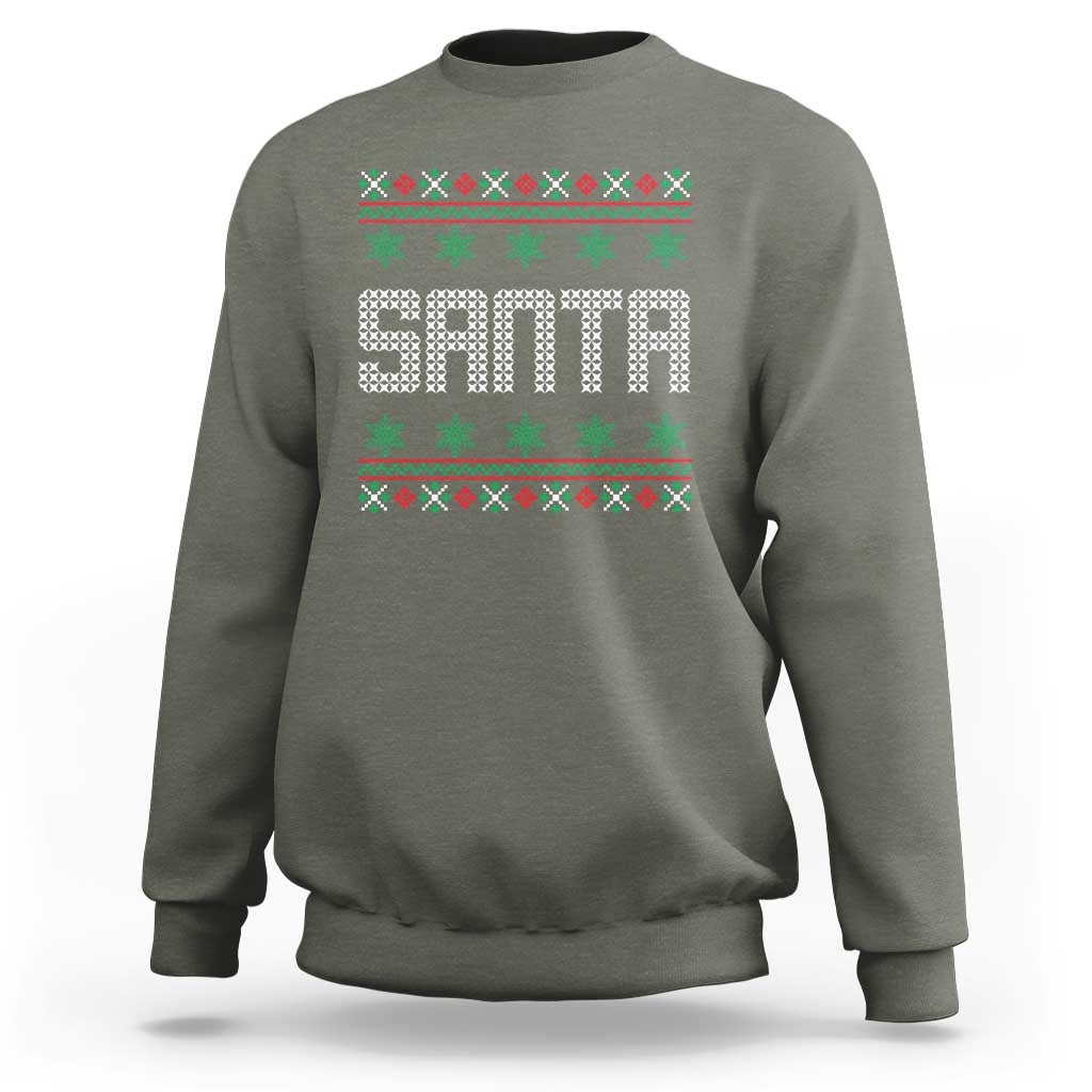 I'm So Good Santa Came Twice Santa Sweatshirt Funny Ugly Matching Couple Christmas Outfit Pajama - Wonder Print Shop