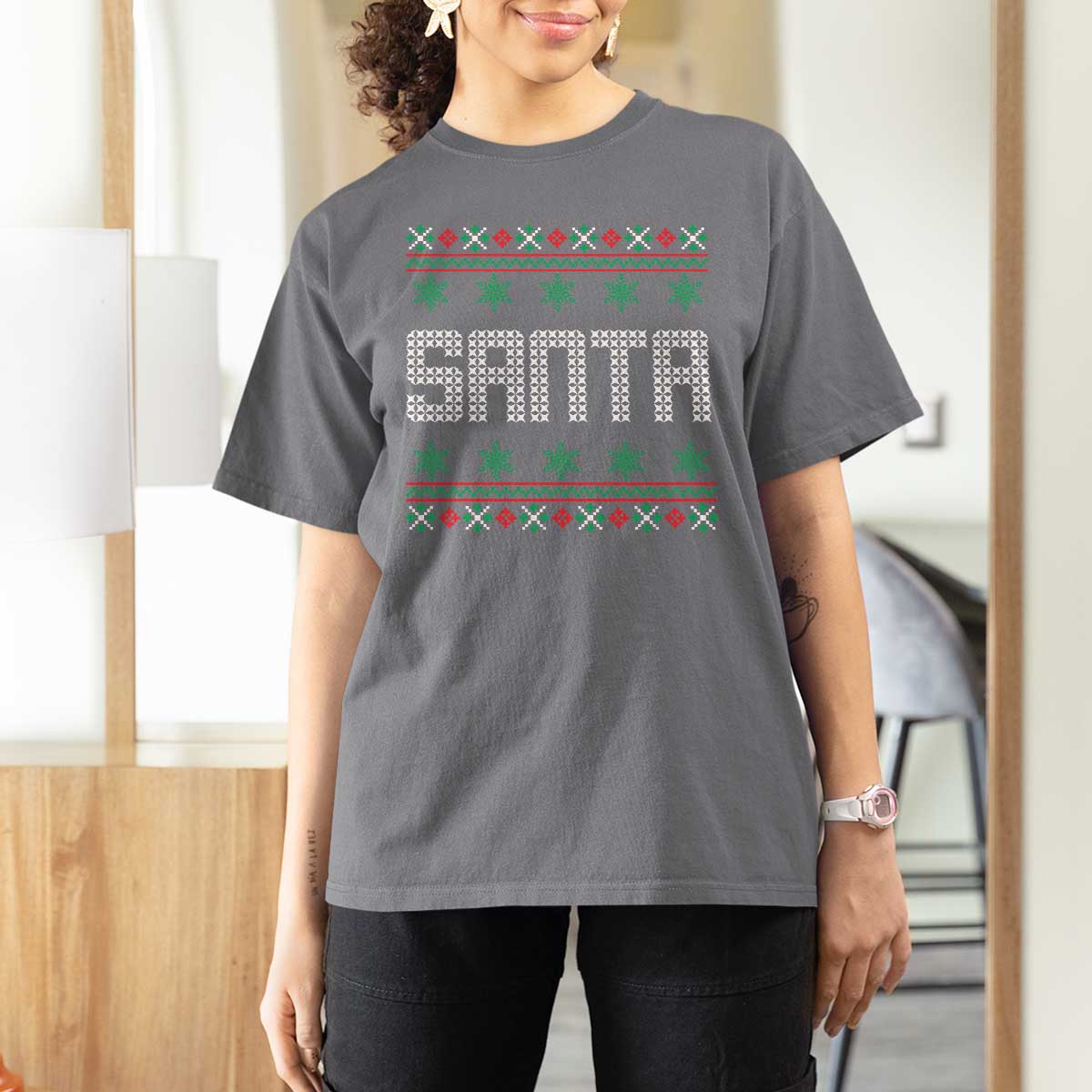 I'm So Good Santa Came Twice Santa T Shirt For Women Funny Ugly Matching Couple Christmas Outfit Pajama - Wonder Print Shop