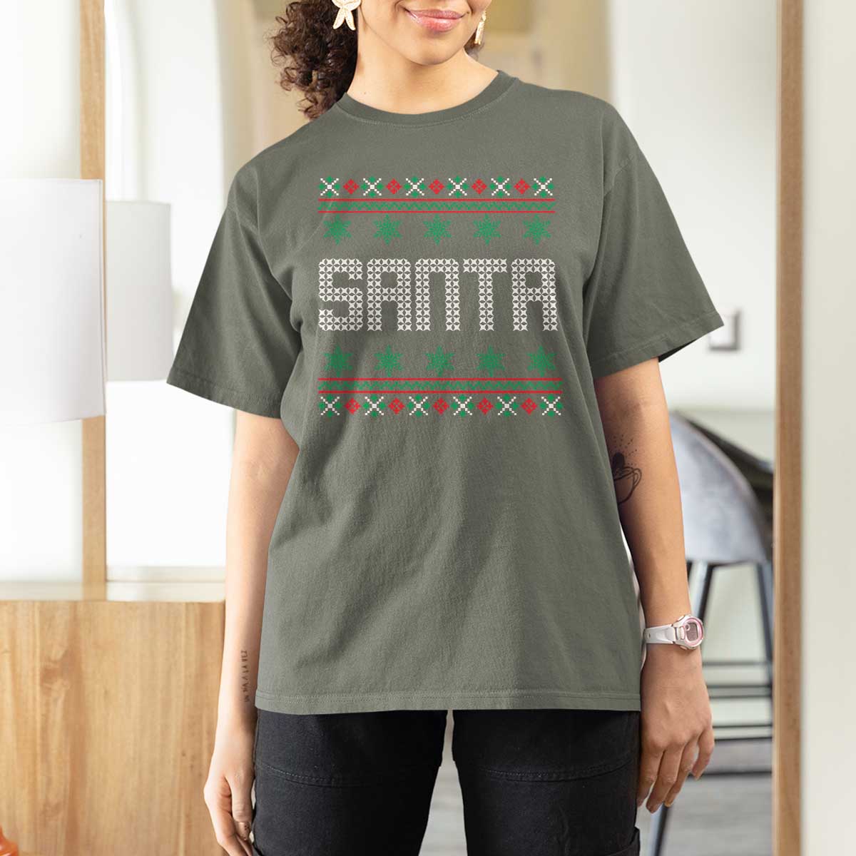 I'm So Good Santa Came Twice Santa T Shirt For Women Funny Ugly Matching Couple Christmas Outfit Pajama - Wonder Print Shop