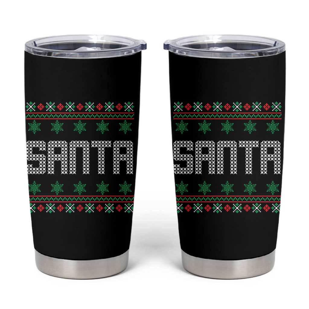 I'm So Good Santa Came Twice Santa Tumbler Cup Funny Ugly Matching Couple Christmas Outfit Pajama - Wonder Print Shop