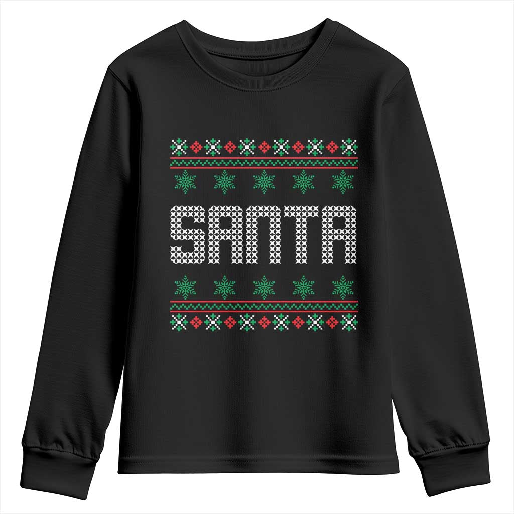 I'm So Good Santa Came Twice Santa Youth Sweatshirt Funny Ugly Matching Couple Christmas Outfit Pajama - Wonder Print Shop