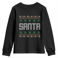 I'm So Good Santa Came Twice Santa Youth Sweatshirt Funny Ugly Matching Couple Christmas Outfit Pajama - Wonder Print Shop