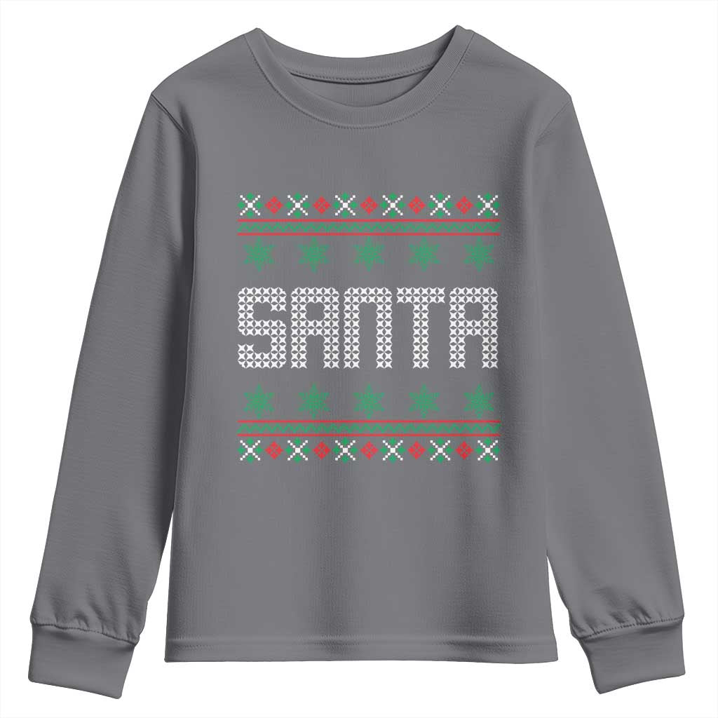 I'm So Good Santa Came Twice Santa Youth Sweatshirt Funny Ugly Matching Couple Christmas Outfit Pajama - Wonder Print Shop