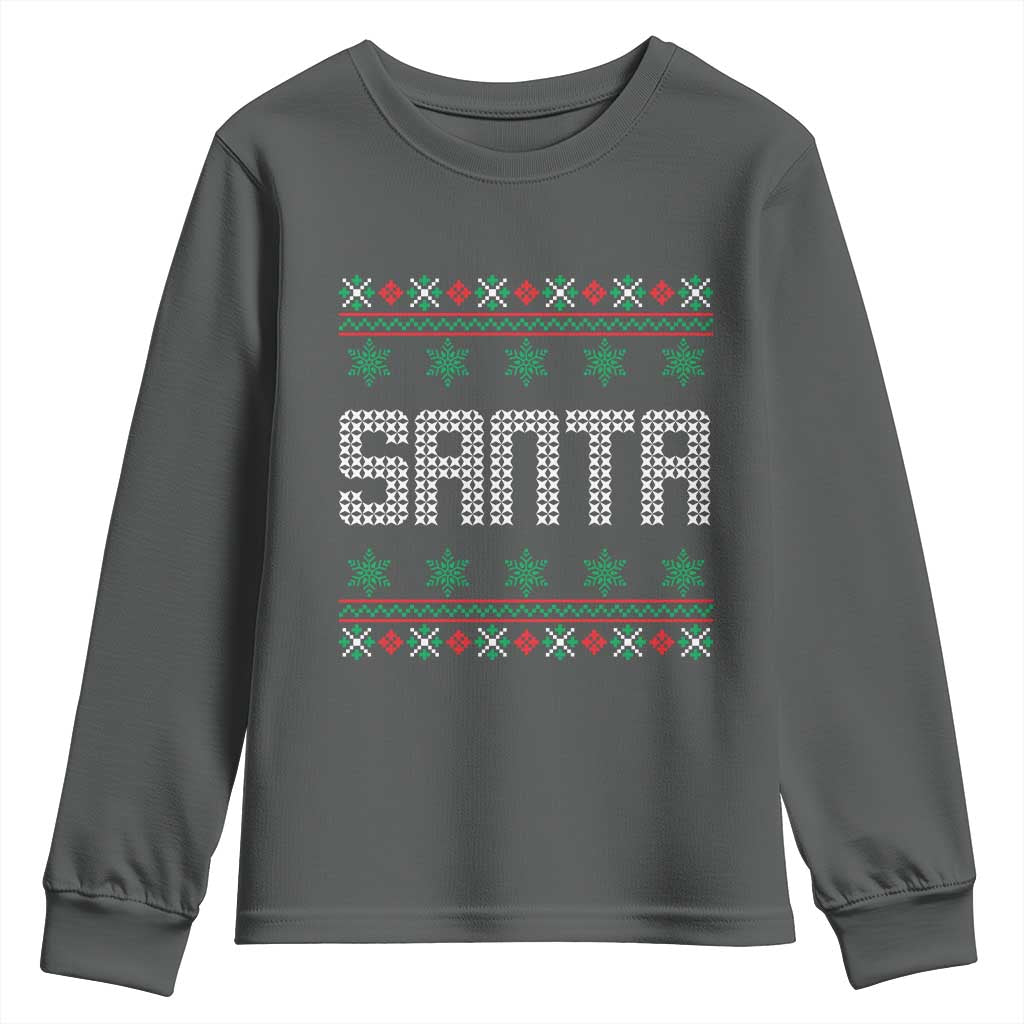 I'm So Good Santa Came Twice Santa Youth Sweatshirt Funny Ugly Matching Couple Christmas Outfit Pajama - Wonder Print Shop