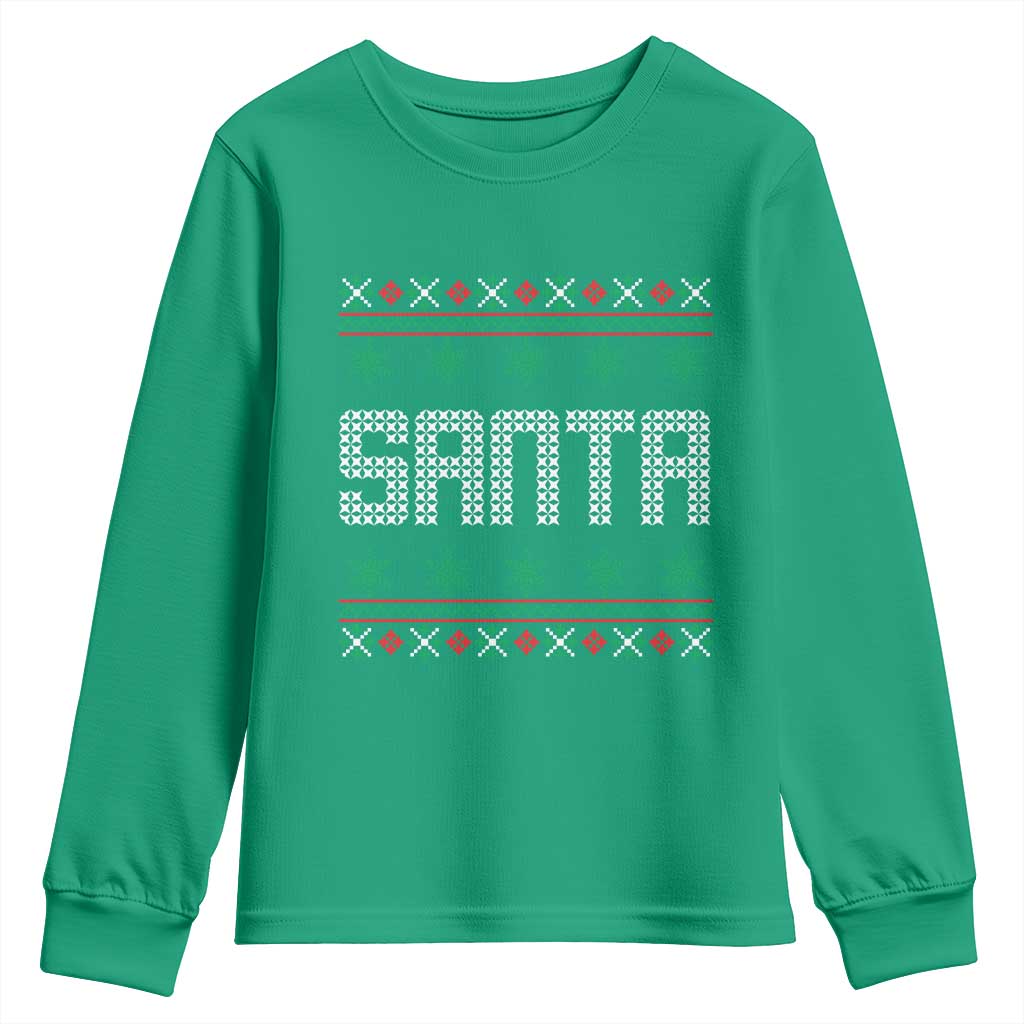 I'm So Good Santa Came Twice Santa Youth Sweatshirt Funny Ugly Matching Couple Christmas Outfit Pajama - Wonder Print Shop