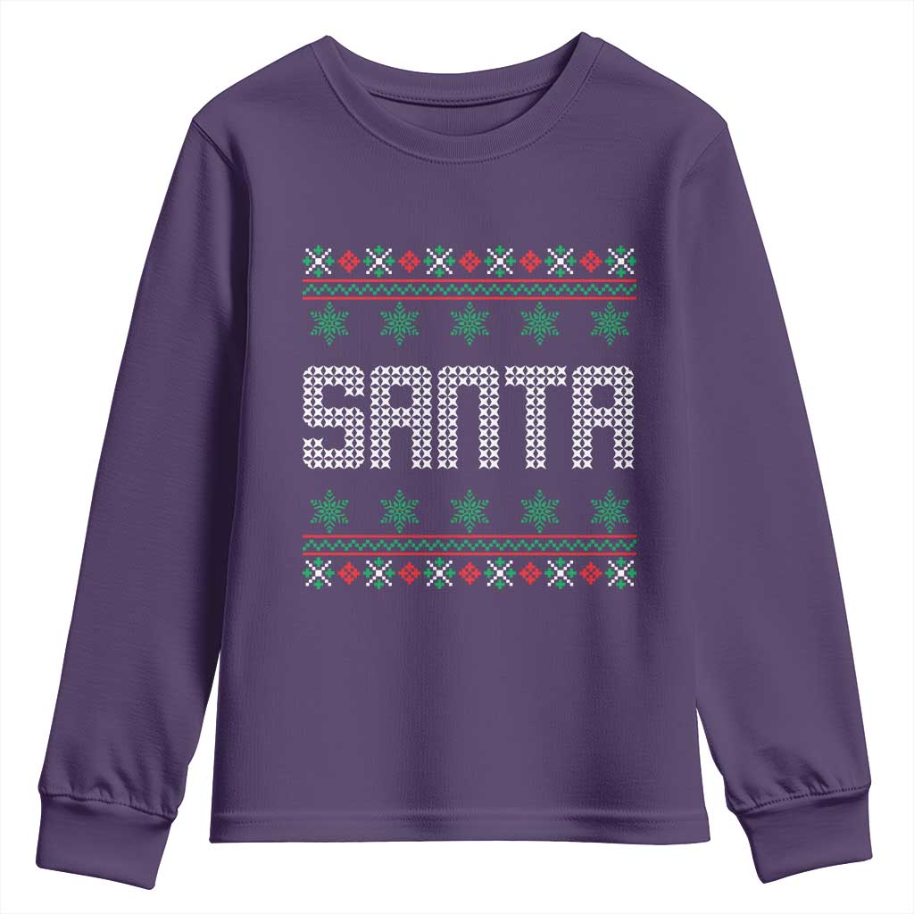 I'm So Good Santa Came Twice Santa Youth Sweatshirt Funny Ugly Matching Couple Christmas Outfit Pajama - Wonder Print Shop