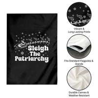 Sleigh The Patriarchy Garden Flag Christmas Feminist Womens Rights - Wonder Print Shop