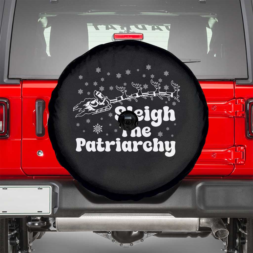 Sleigh The Patriarchy Spare Tire Cover Christmas Feminist Womens Rights - Wonder Print Shop