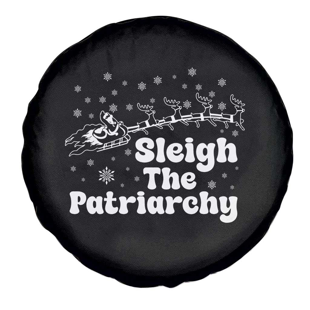 Sleigh The Patriarchy Spare Tire Cover Christmas Feminist Womens Rights - Wonder Print Shop