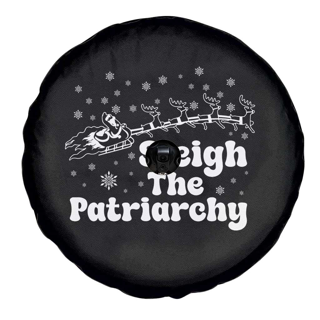 Sleigh The Patriarchy Spare Tire Cover Christmas Feminist Womens Rights - Wonder Print Shop