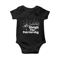 Sleigh The Patriarchy Baby Onesie Christmas Feminist Womens Rights - Wonder Print Shop