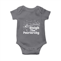 Sleigh The Patriarchy Baby Onesie Christmas Feminist Womens Rights - Wonder Print Shop