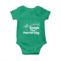 Sleigh The Patriarchy Baby Onesie Christmas Feminist Womens Rights - Wonder Print Shop