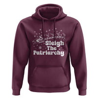 Sleigh The Patriarchy Hoodie Christmas Feminist Womens Rights - Wonder Print Shop