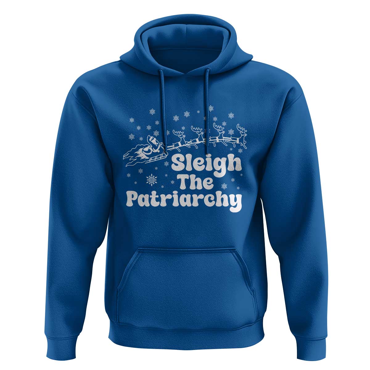 Sleigh The Patriarchy Hoodie Christmas Feminist Womens Rights - Wonder Print Shop