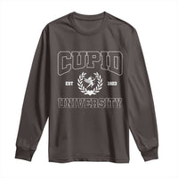 Cupid University Long Sleeve Shirt Cute Valentine's Day Funny College