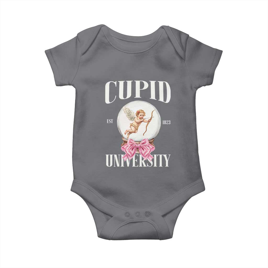 Cupid University Baby Onesie Cute Valentine's Day College