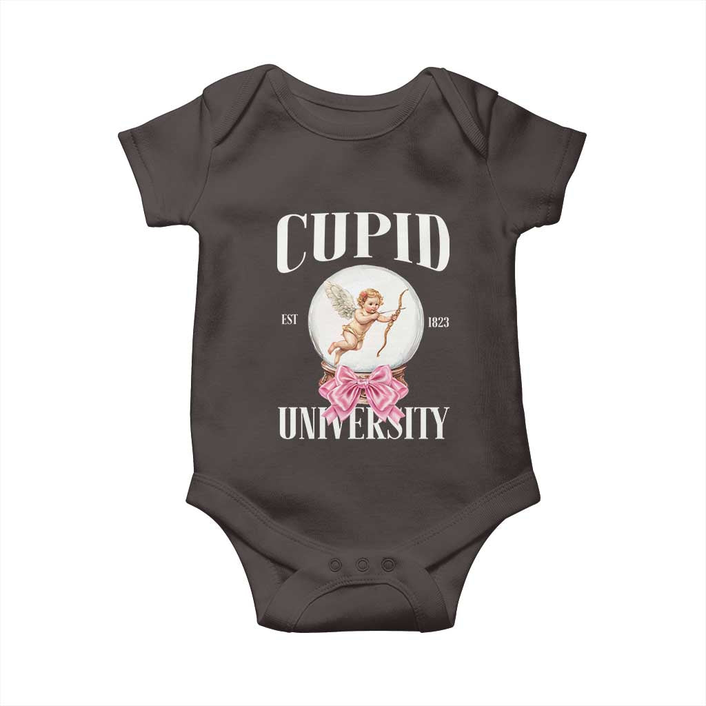 Cupid University Baby Onesie Cute Valentine's Day College