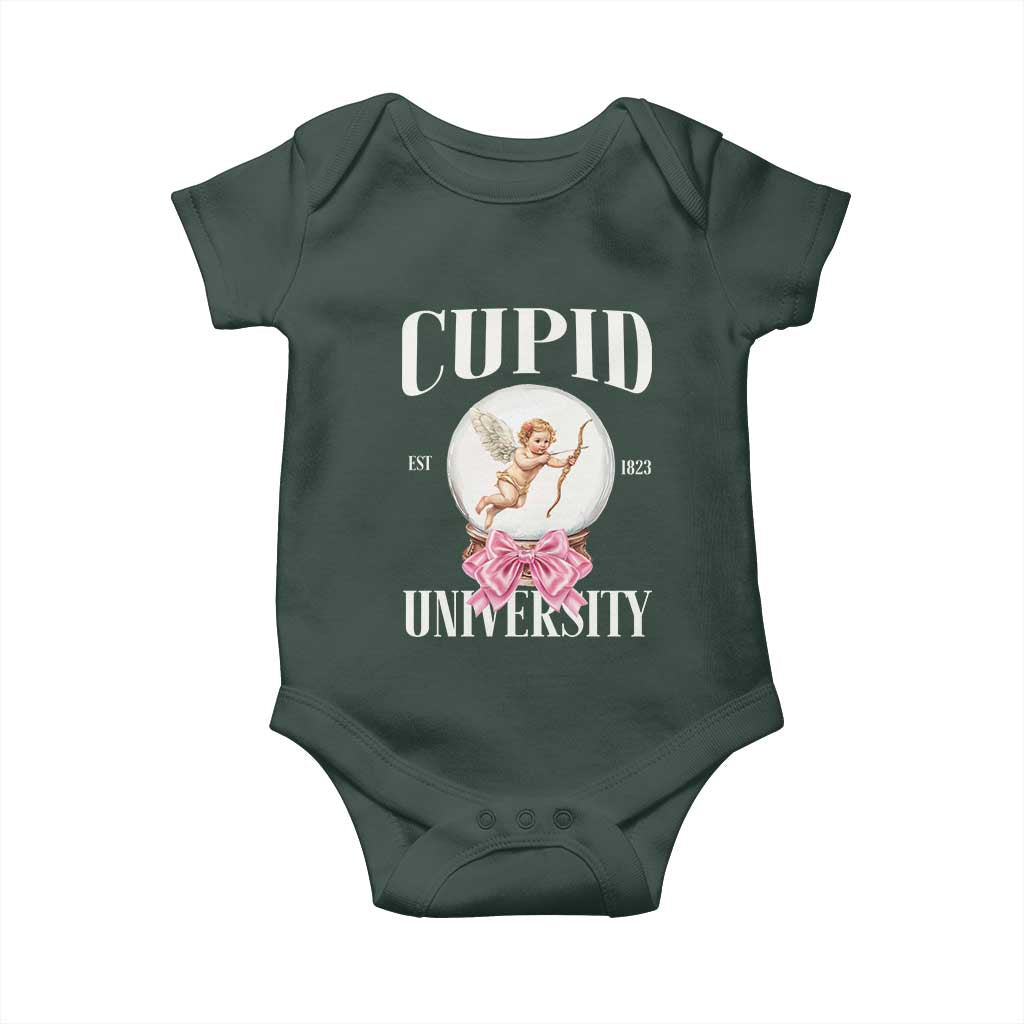 Cupid University Baby Onesie Cute Valentine's Day College