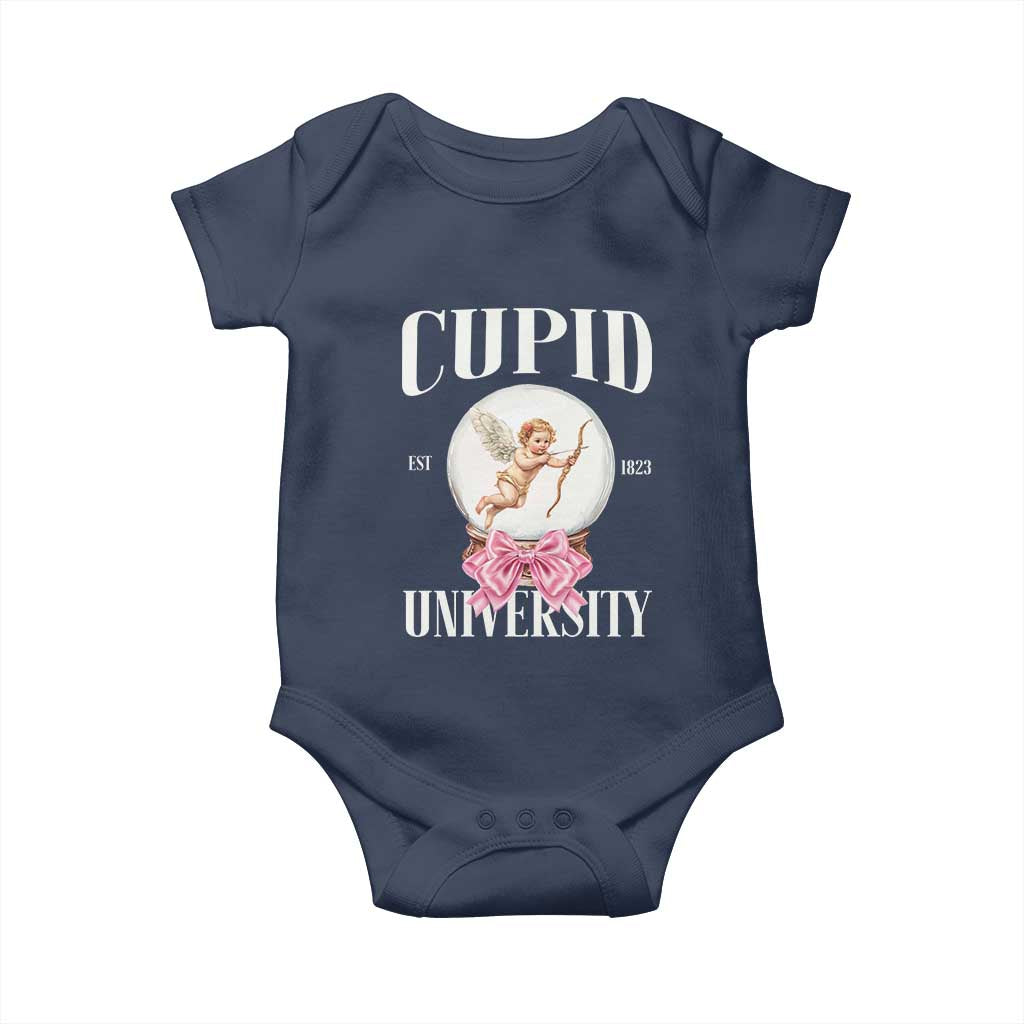 Cupid University Baby Onesie Cute Valentine's Day College
