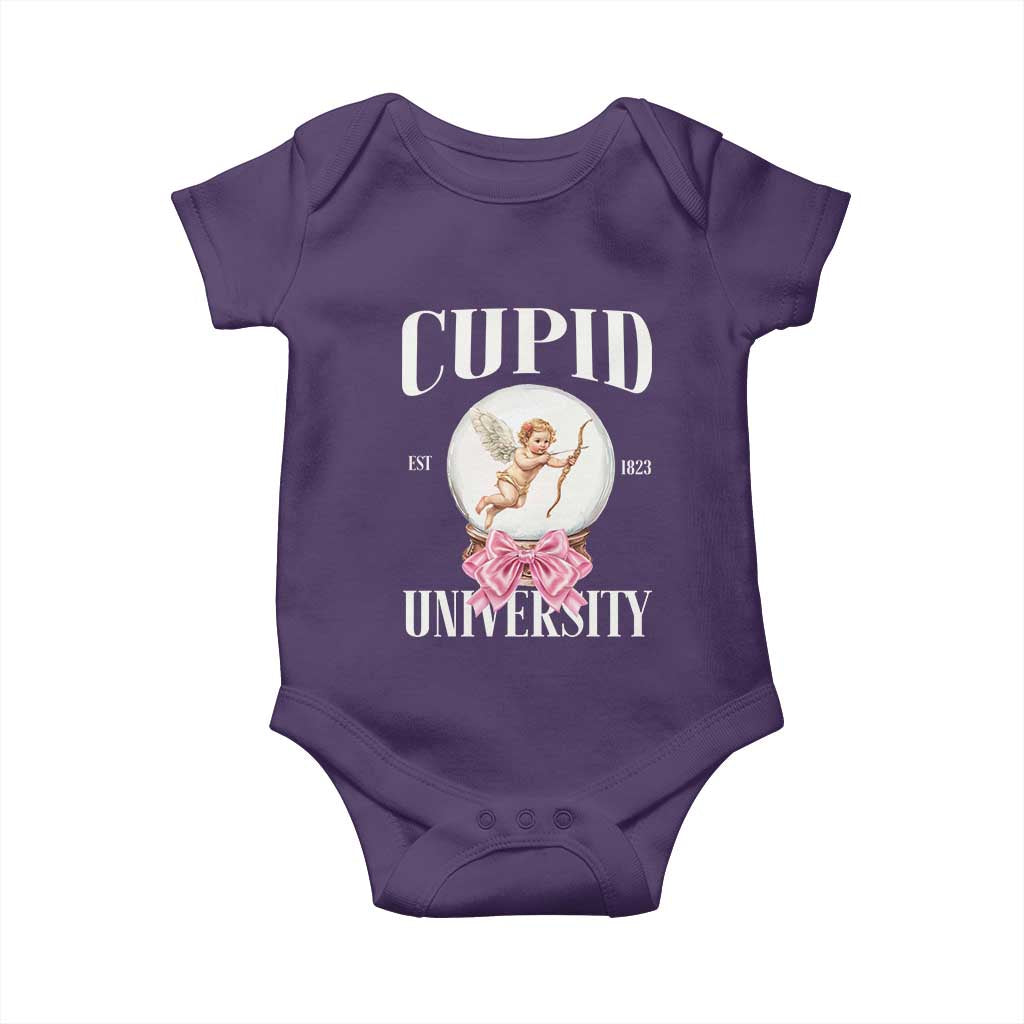 Cupid University Baby Onesie Cute Valentine's Day College