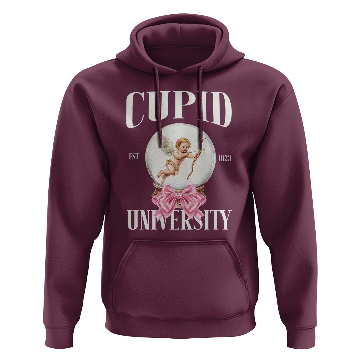 Cupid University Hoodie Cute Valentine's Day College